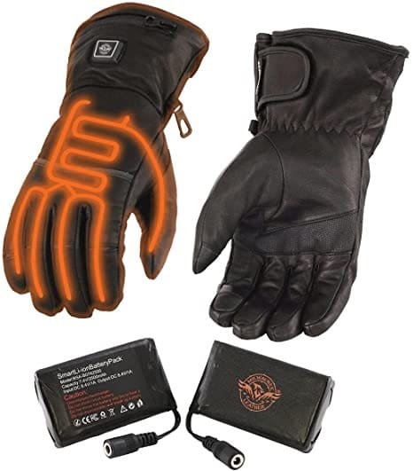 Milwaukee Leather MG7513SET Men’s Heated Winter Gloves