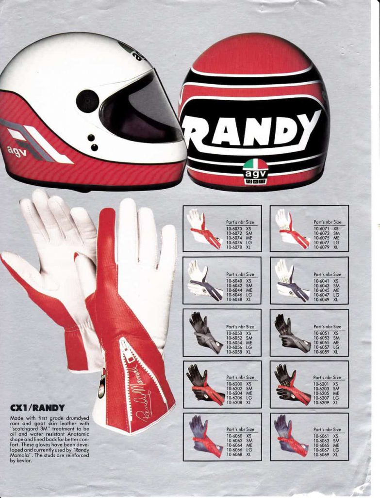 AGVSPORT CX1 Randy Mamola Glove
