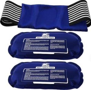 Ice Pack (3-Piece Set) – Reusable Hot and Cold Therapy Gel Wrap Support Injury Recovery, Alleviate Joint and Muscle Pain