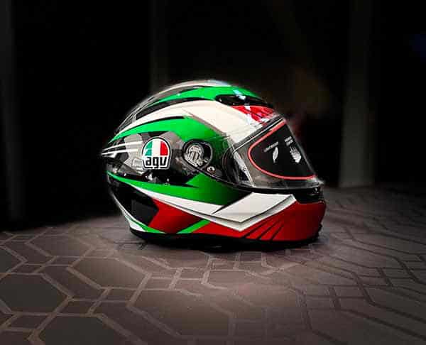 Black, red, white, green new K-6 helmet-Are Expensive Motorcycle Helmets Safer