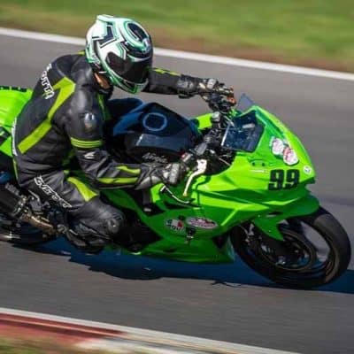 Motorcycle Industry Consulting-Michael Parrotte-Founder of AGV Sports Group-Kawasaki Ninja 400-Green
