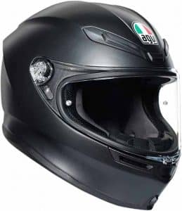 AGV K-6 Solid Adult Street Motorcycle Helmet