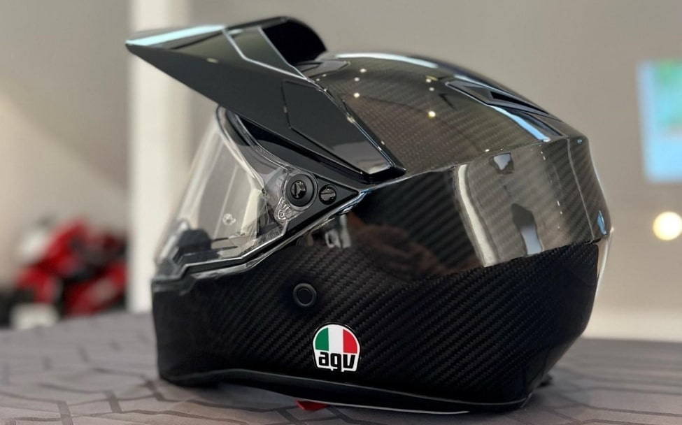 One of my three AGV AX9 Carbon Fiber Helmet, this one is in my Maryland office.