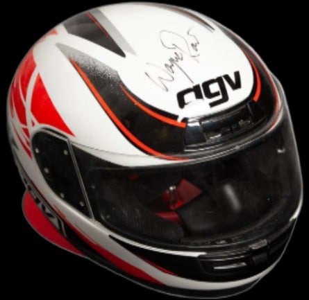 Wayne Rainey’s AGV Quasar helmet.