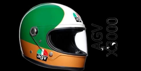 AGV X3000 Retro Full Face Helmet.