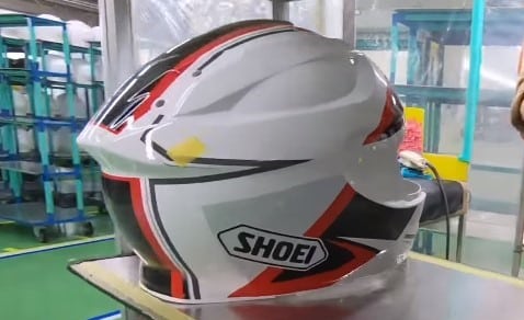 A sneak peek inside the Shoei factory in Tokyo, Japan. An Shoei GT-Air II Aperture comes into form through a rigorous and closely guarded secret process which is roughly 98% by hand.