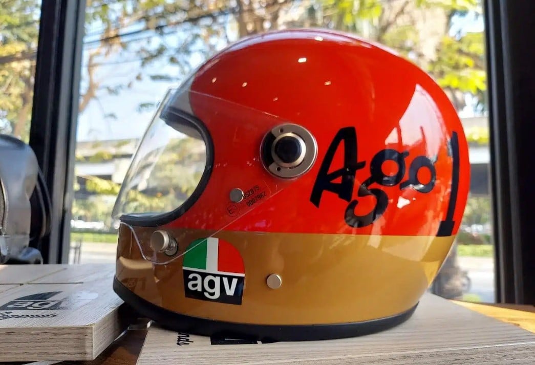 The AGV X3000 'Ago 1' Limited Edition Helmet: Iconic Heritage in Modern Tricolor ACF Fiberglass Shell