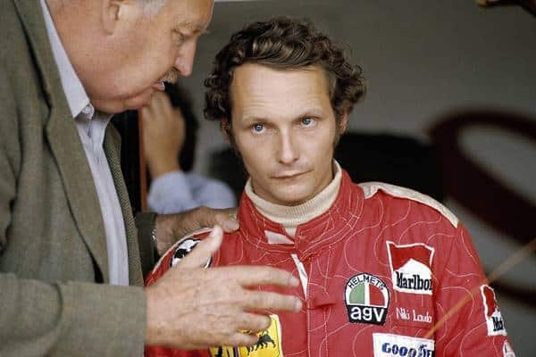 Niki Lauda, F1 World Champion, before the horrifying accident.