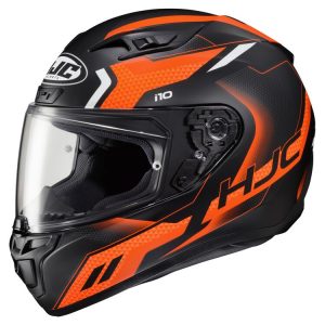 Orange Motorcycle Helmets - hjc i10 robust