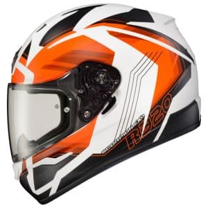 Orange Motorcycle Helmets - scorpion exo-r320 hudson