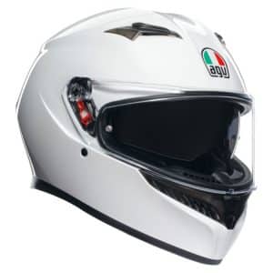 White Motorcycle Helmets - agv k3