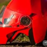 Red Motorcycle Helmets